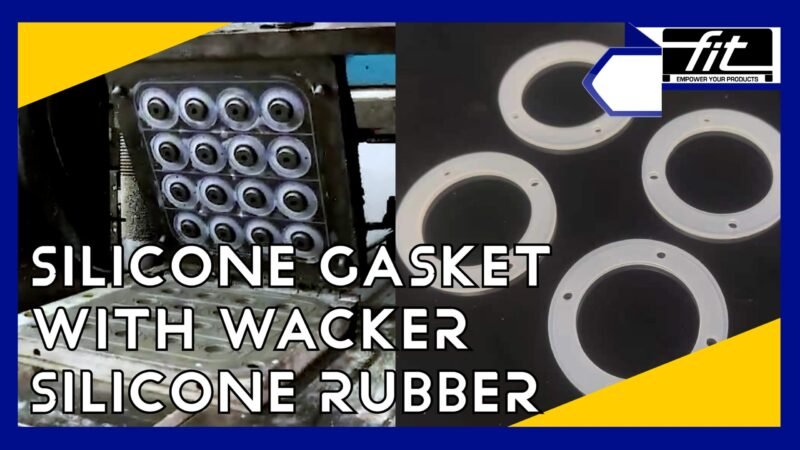 silicone gasket with Wacker silicone rubber