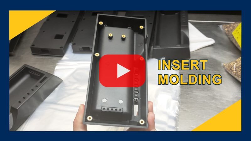 Charging Device Enclosures with Insert Molding